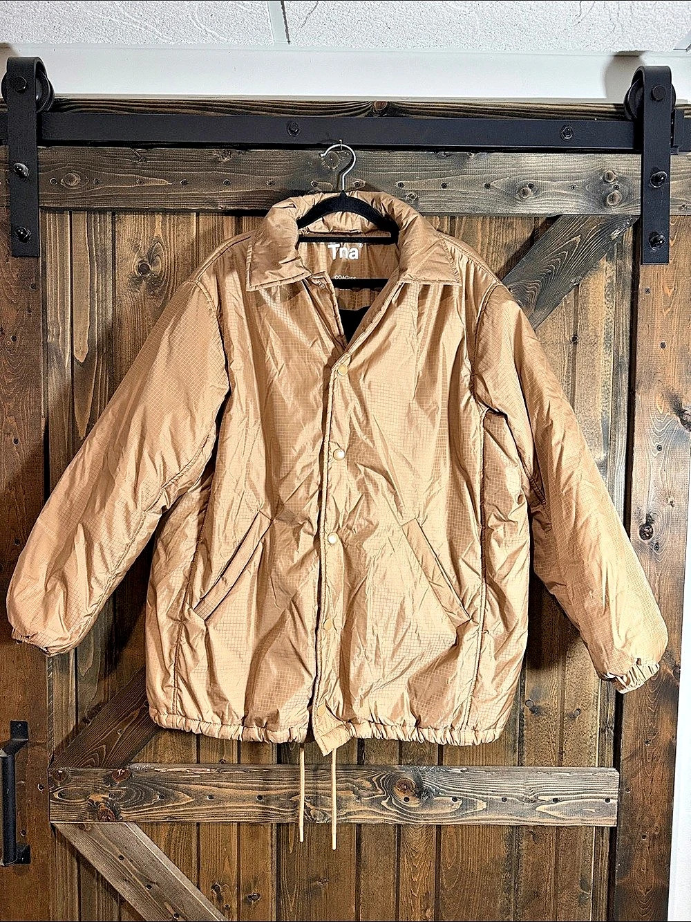Tna Coaches Jacket Brown Jacket Size 1